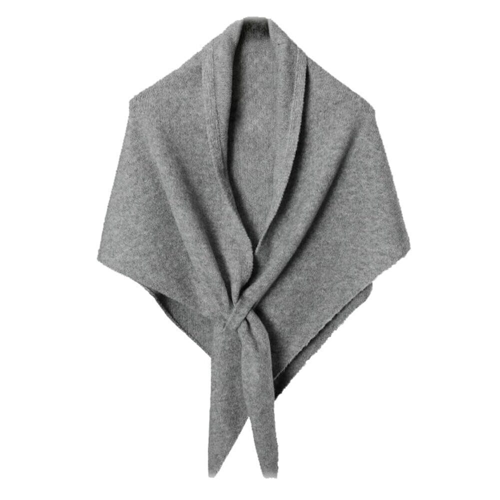 5342 Shawl And Wrap For Women Woolen Large Triangle Scarf Warm Soft Knitted